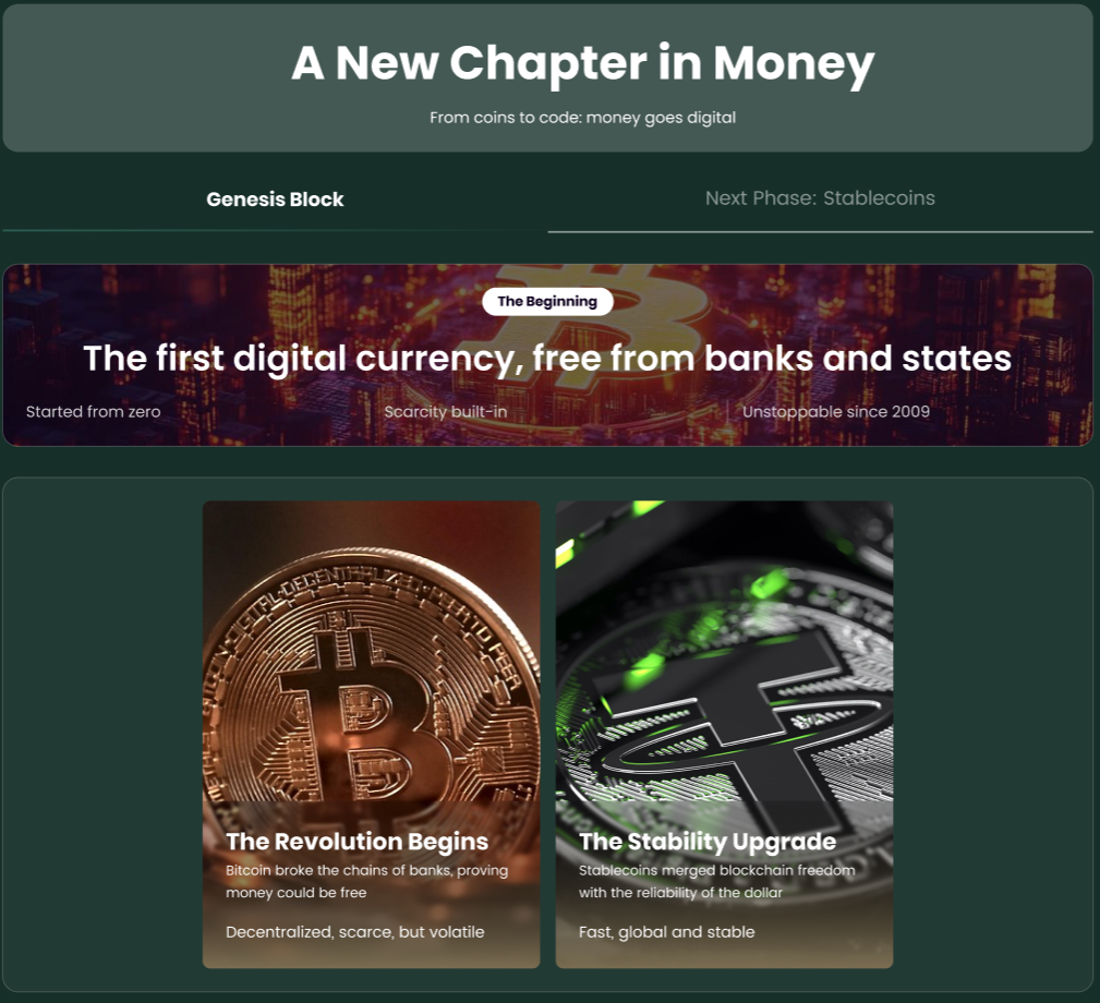 A New Chapter in Money